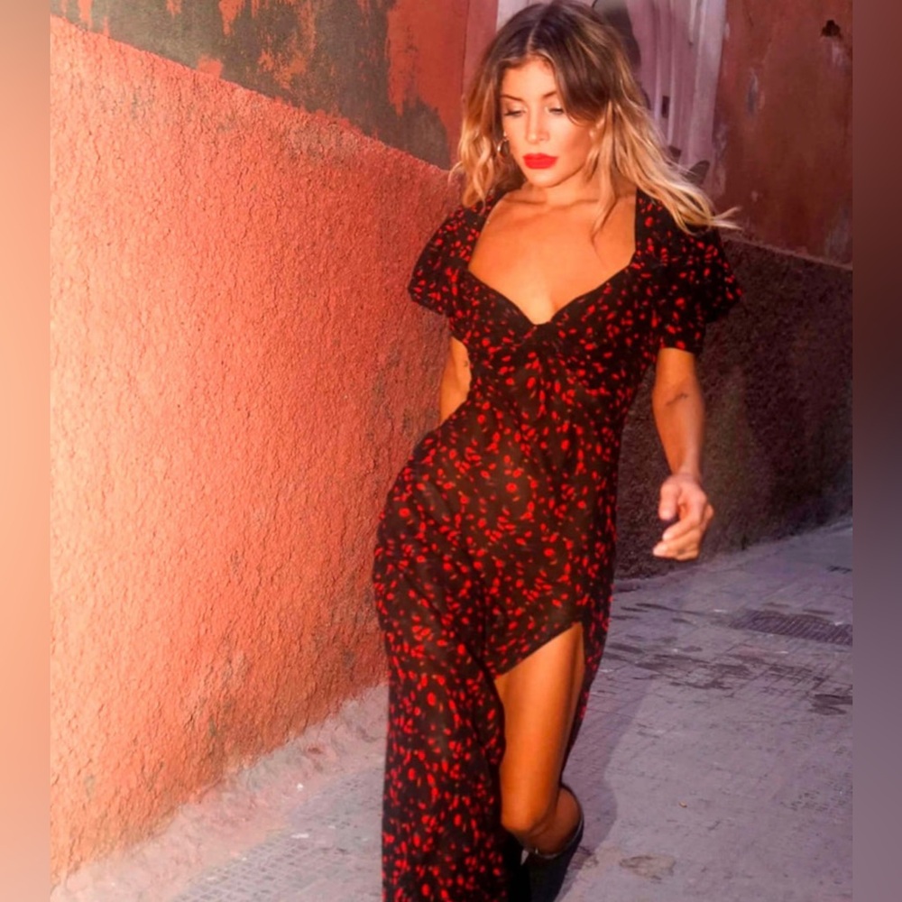 Rat and Boa Magnolia Dress